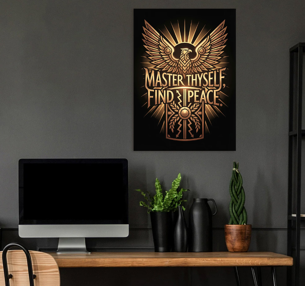 Master Thyself, Find Peace, Embrace Discipline